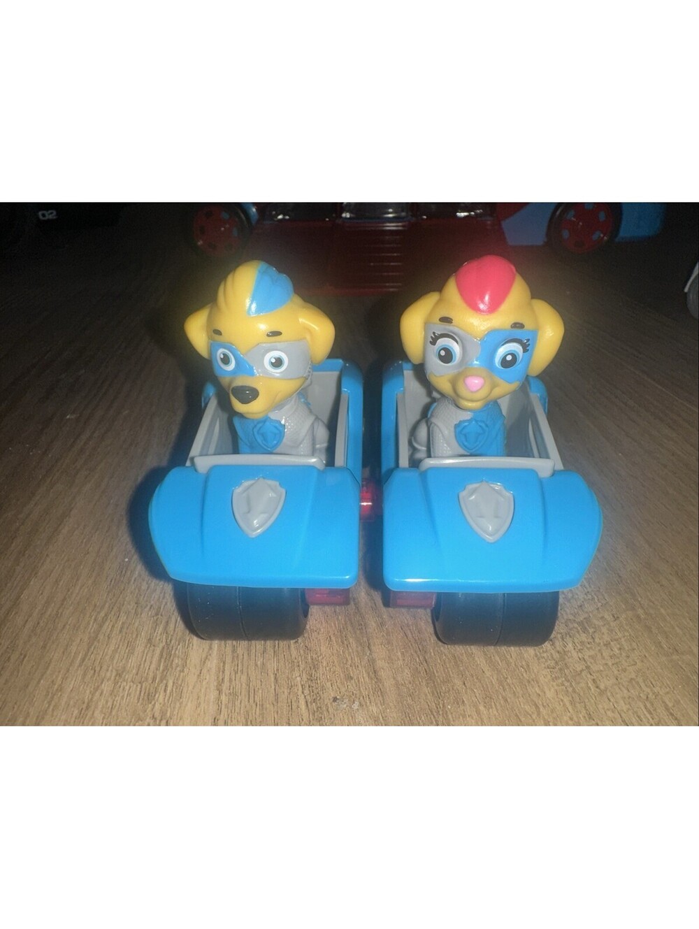 Paw Patrol Mighty Twins Mission Cruiser Mini 3.5" Cars & 2.5" Figures